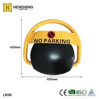 Prix abordable 455*435*70mm 6.5kg Limiteur de stationnement automatique pour espace dédié avec capteur de télécommande pour blocage de porte de garage