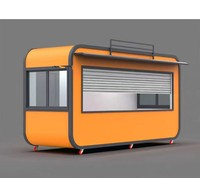 Maisonnette préfabriquée en acier contemporaine, mobile, en vente, conteneur portable, maisonnette pop-up pour villa ou appartement