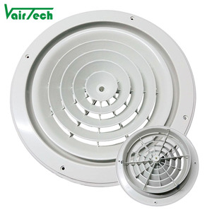 Có thể điều chỉnh vòng ABS nhựa khuếch tán không khí cho HVAC thông gió <span class=keywords><strong>AC</strong></span> cung cấp lưới tản nhiệt Trần cho ứng dụng ngoài trời - Product Image 2