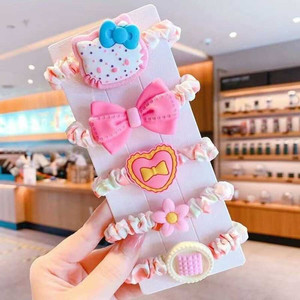 Trend di moda con strass di perle scintillanti pastelli pastello vendita calda all'ingrosso fasce per capelli per bambini in gomma di qualità per le ragazze - Product Image 1