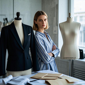 <span class=keywords><strong>Mannequin</strong></span> de <span class=keywords><strong>couture</strong></span> <span class=keywords><strong>professionnel</strong></span> en fibre de verre Jasmine, forme de torse féminin, avec base en acier inoxydable pour la <span class=keywords><strong>couture</strong></span> et la confection - Product Image 6