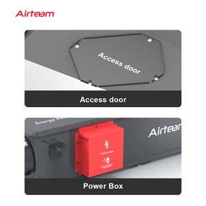 Hệ thống thông gió hồi nhiệt năng lượng kiểu trần trung tâm AQR-10DS-250A, thiết bị hồi nhiệt không khí tươi HRV ERV, hệ thống HVAC dân dụng - Product Image 2