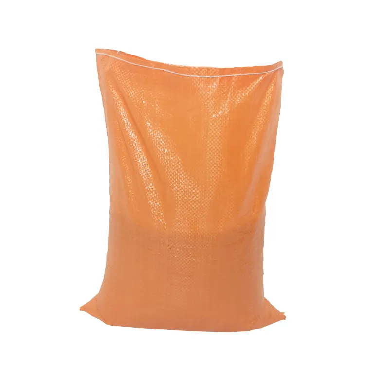 Tahıl için renk geri dönüşümlü plastik Pp dokuma çanta ambalaj pirinç unu çuval yapı malzemesi için