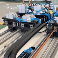 Ligne de découpe automatique de tubes en métal CNC haute performance pour échangeurs de chaleur de climatisation
