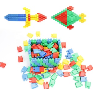Bausteine Rakete Kugel DIY Baustein Dinosaurier Spielzeug Blöcke & Modellbau-Spielzeug Zusammenbau Einsteckbausteine Spielzeug - Product Image 2