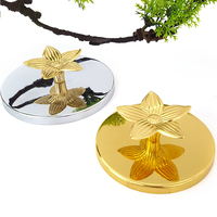Poignées en métal personnalisées en forme de feuille, poignées et boutons de couvercle au design libre pour tiroirs de placard, couvercles de casseroles, couvercles de tasses, accessoires pour la maison