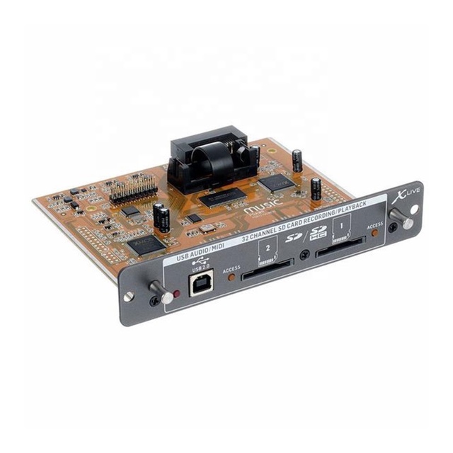 Behringer X-LIVE X32 Expansion Card With Audio Interface & 32-Track Recorder Stage Music Equipment