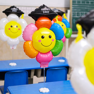 หมวกจบการศึกษาแบบกลุ่มโรงเรียนดอกทานตะวันอุปกรณ์ประกอบฉากงานปาร์ตี้บอลลูน - Product Image 3