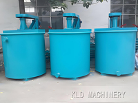 Agitateur de réservoir KLD Chine à haute efficacité, contrôlé par PLC, entraîné par moteur, capacité 4-8 T/h, certifié ISO CE, impeller 530 tr/min pour l'exploitation minière