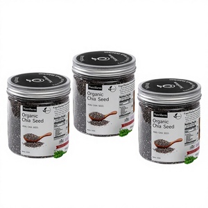 Graines de chia biologiques de qualité supérieure 100% pures, fraîches et propres, riches en protéines et en fibres, marque Nutrifarm d'Indonésie - Product Image 1