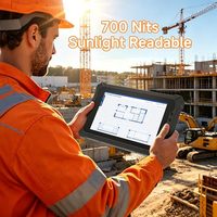 Tableta Robusta con Escáner de Código de Barras de 10.1 Pulgadas, Windows 11 Pro, Intel Celeron, Resolución de 1280x800, Motor de Escaneo Honeywell N4680, 1D/2D QR