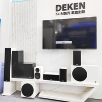 Sistema de Altavoces DEKEN con Sonido Envolvente 5.1 Canales, Subwoofer Estéreo, Sistema de Cine en Casa con Calidad de Sonido HiFi