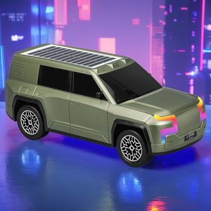 Altavoces inalámbricos con batería solar avanzada para coche, iluminación LED RGB, modelo SUV con Woofer de escritorio para uso en cine en casa - Product Image 4