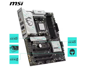 Scheda Madre Gaming <span class=keywords><strong>MSI</strong></span> B850 GAMING PLUS WIFI ATX AMD B850, DDR5 8000+, WiFi 7 per Esports e Streaming 4K - Product Image 5