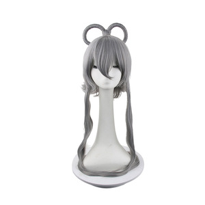 Luo Tianyi Cosplay Perruque Vocaloid Yayin <span class=keywords><strong>Gongyu</strong></span> Luocheng Academy Anime Perruque Heartbeat Home Cheveux Longs Raides Fibre Synthétique - Product Image 1