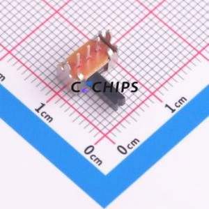 SK12D07VG6 Slide Switch Through hole Component (THT) Switch Single Pole Double Throw Rectangle Pin Header PC Pin 8.7mm - Product Image 2