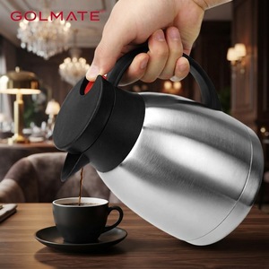 Golmate 1,0L 1,5L 2,0L Isolierter Wasserkrug Langlebiger Edelstahl-Kaffeebehälter für Heißen Tee, Eisgetränke, Gewerbliche Nutzung - Product Image 1