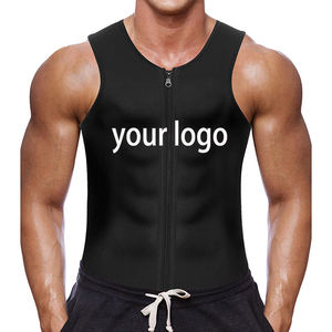 เสื้อกล้ามกระชับสัดส่วนผู้ชายแบบพรีเมียม มีซิป ช่วยเก็บหน้าท้อง กระชับเอว สำหรับออกกำลังกายและเล่นกีฬา - Product Image 1