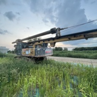 Foreuse rotative hydraulique d'occasion XCMG XR160ES sur chenilles pour la construction de fondations de pieux