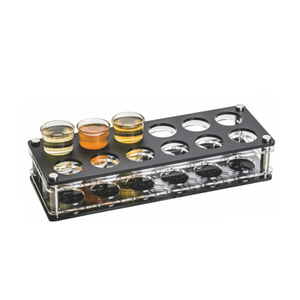 Support de rangement pour verres à <span class=keywords><strong>whisky</strong></span> et tequila, 6 trous, en acrylique transparent, résistant à l'eau, pour <span class=keywords><strong>plateau</strong></span> de dégustation - Product Image 3