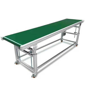 Gıda işleme üretim hattı için özelleştirilmiş modüler taşıma sistemi standart tip PVC/PU bant konveyör - Product Image 1