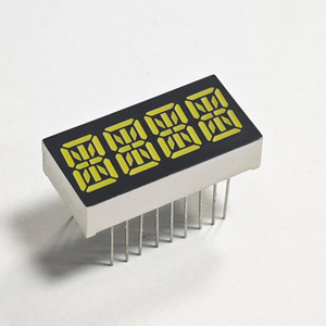 14 đoạn dẫn hiển thị 0.4 inch 4 chữ số ánh sáng trắng cao rõ ràng chữ và số màn hình thiết bị điện tử bảng điều khiển <span class=keywords><strong>k</strong></span>ỹ thuật số cụ - Product Image 5