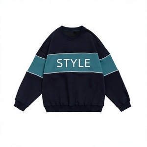 Sweat-shirt ras du cou pour femme, coupe ample et courte, doublé 100 % coton respirant, vente en gros OEM ODM - Product Image 5