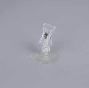 Supermarket Clear Plastic Eco-friendly Suction Cup Label & Sign Holder Display <b>Warehousing</b> Retail Supplies Custom Brand FA03 - Product Image 2