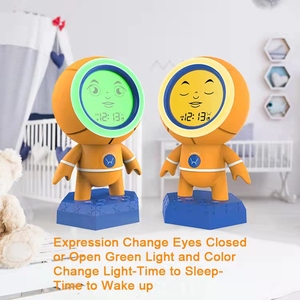 Réveil numérique intelligent pour enfants avec veilleuse et projection pour l'apprentissage du sommeil - Product Image 4