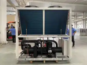 अनुकूलित औद्योगिक चिलर स्क्रॉल प्रकार सेंट्रल एयर कंडीशनर 68 किलोवाट 75 किलोवाट एयर कूल्ड स्क्रॉल वॉटर चिलर इकाइयों का समर्थन करें