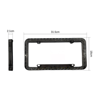 Trontech – éclairage de plaque d'immatriculation LED, taille standard américaine, étanche IP65, 6 couleurs, clignotant de frein et de marche arrière, 3 en 1, 12V, ajustement universel