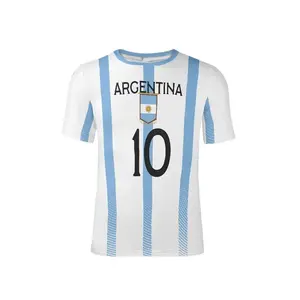 Wholesale Argentina Flag T-Shirt Argentine Cup T-Shirt America Selection T-Shirt Argentine Clothing