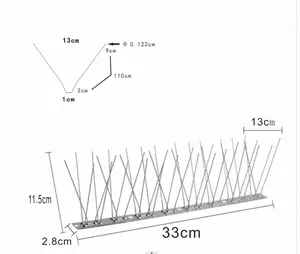 Qiao Liang Bird Catcher chống chim bồ câu và sâu bệnh nhỏ chim đuổi gai chim gai và chống leo lên hàng rào tăng đột biến