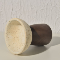 Luxuriöse Natürliche Marmor-Beige-Stein Obstschale Beige Travertin Dekor Küchen-Tischgeschirr