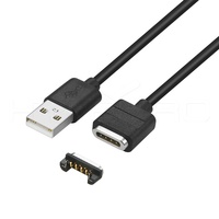 HytePro-cable usb de carga magnética, conector macho M512, 4 pines