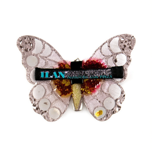 Pinza para el Cabello Ilan con Mariposa de 8 cm, Multicolor, Accesorio de Moda - Product Image 1