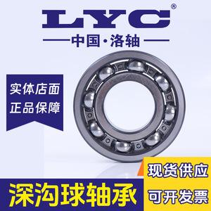 ลูกปืนเม็ดกลมร่องลึก Luoyang LyC รุ่น 6021 6022 6024 6026 6028 6032 6034 6036 เมตริก P0 แถวเดียว เหล็กโครเมียม ไม่มีซีล - Product Image 3