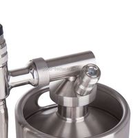 GB60101005 Vente à chaud Système de café nitro à froid en acier inoxydable 304 avec couvercle de cartouche en acier inoxydable