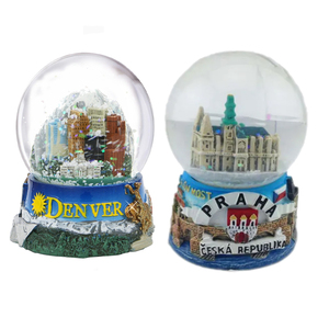 <span class=keywords><strong>Paysage</strong></span> touristique personnalisé boule d'eau Allemagne Denver Prague souvenir cadeau résine artisanat cadre photo Praha Grèce Athènes boule à <span class=keywords><strong>neige</strong></span> - Product Image 3