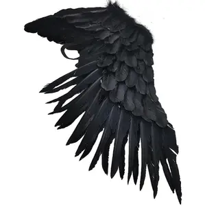 Super Extra large simulated feather angel wings for party decoration