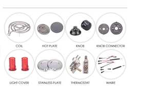 Placa Calefactora Eléctrica, Hornillo de Doble Bobina, Cocina Interior de 110V, Compre a Buen Precio - Product Image 6