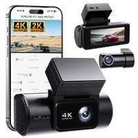 Kamera Dash Ganda 4K Pabrik OEM/ODM 5.8G WiFi Depan Belakang DVR Mobil 2.5K Kontrol Aplikasi GPS ADAS Penglihatan Malam Layar IPS 3.16 Inci