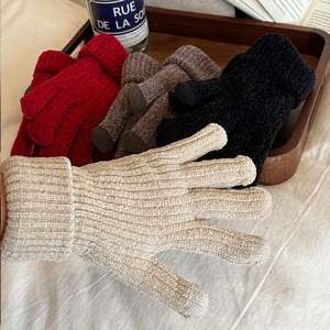 Gants en chenille épais pour couple, protection contre le froid, doublure en polaire double couche, épaissis, pliables, écran tactile, AliExpress - Product Image 4