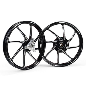 <span class=keywords><strong>ล้อ</strong></span>อะลูมิเนียมอัลลอยด์ฟอร์จขนาด 17 นิ้ว สำหรับรถมอเตอร์ไซค์ยามาฮ่า แอร็อกซ์ 155 รุ่นดัดแปลง <span class=keywords><strong>ล้อ</strong></span>หน้าและล้อหลัง - Product Image 1