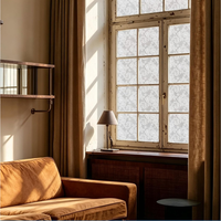 Film de protection de vitre en PVC statique sans colle, anti-UV, opaque, décoratif, pour cuisine, salon, appartement