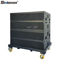 Système audio actif puissant Sinbosen Dual 18 pouces 9006S avec caissons de basses et haut-parleurs professionnels