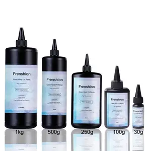 Nhựa Epoxy UV Trong Suốt 500G 1Kg 5Kg Nhựa Acrylic Cứng Khô Có Thể Chữa Lành Nhanh Không Màu Vàng Trong Suốt