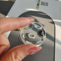 Lentilles en verre saphir optique, résistantes aux rayures et à l'usure, disques et carrés en verre saphir électroplaqué