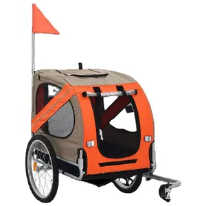 Thấp moq & chi phí vận chuyển lớn Dog Bike Trailer Dog Cart gấp ngoài trời cưỡi du lịch Trailer có thể gập lại xe đạp xe đẩy Jogger