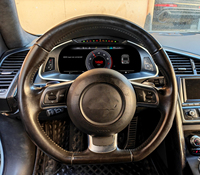 Tableau de bord de voiture avec écran LCD de 12,3 pouces pour Audi R8 2007-2015, tableau de bord numérique, cockpit virtuel, panneau GPS, groupe d'instruments